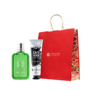 Presente Deo Col&ocirc;nia e Creme M&atilde;os Caf&eacute; Verde